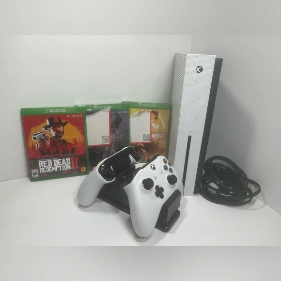 Xbox One and PlayStation 4 Console Bundle with Controllers - White and Black - Picture 2 of 14